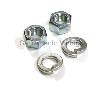 [00697-9] HEADLAMP TO CROSSBAR NUT SET 1928-32