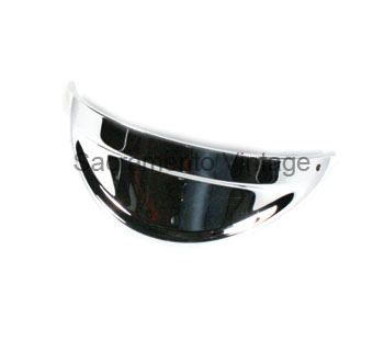 [13188-2] HEADLIGHT VISOR (EYEBROW)- 7-1/2" Chrome Plated 