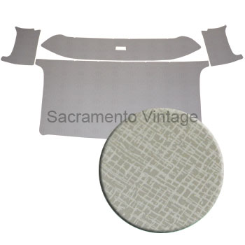[08639-7] HEADLINER KIT- printed 4 pc late 1964-66