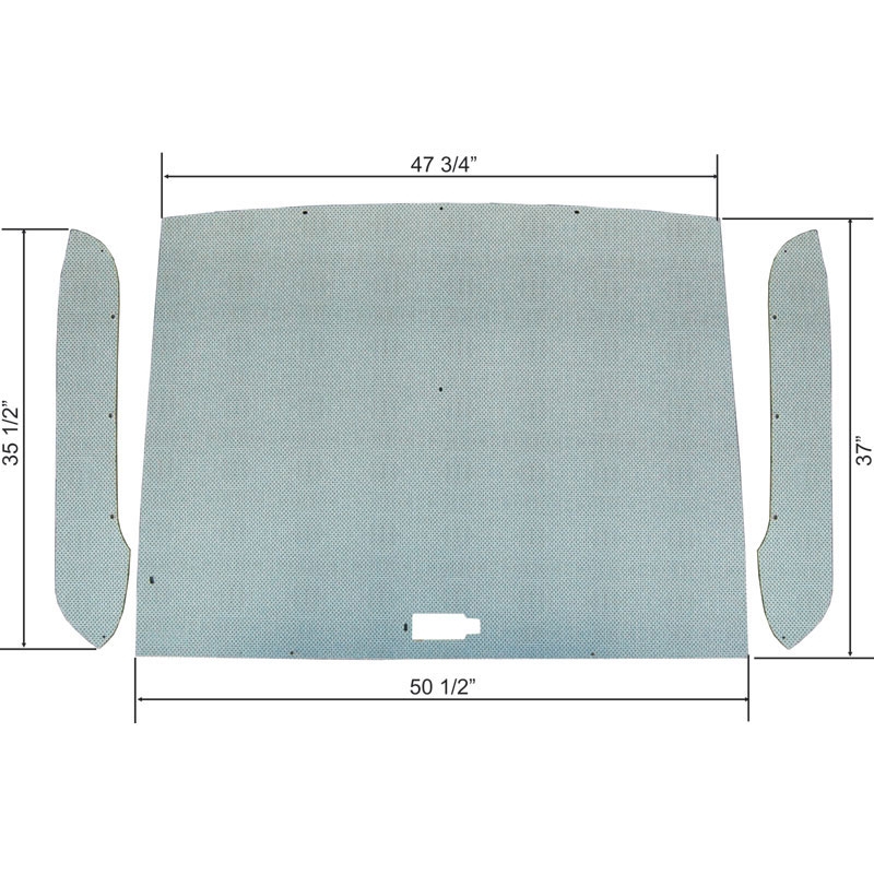 [08638-1] HEADLINER- WRAP AROUND WINDOW 57-60