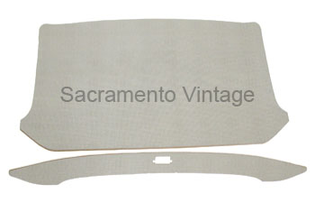 [08639-1] HEADLINER- unibody w/o wrap 2 pc 1961-63