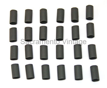 [17676] HEAT SHRINK COLLARS FOR 10-12 GA TERMINALS 24 PACK - BLACK