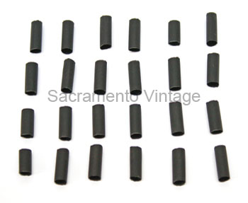 [17675] HEAT SHRINK COLLARS FOR 14 GA TERMINALS 24 PACK - BLACK