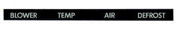 [08293] HEATER BRACKET DECAL- FRESH AIR 1953-56