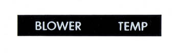 [08293-1] HEATER BRACKET DECAL-CIRCULATING 1953-56