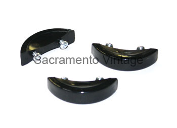 [06427-8] HEATER DOOR KNOBS-BLACK 1941-48