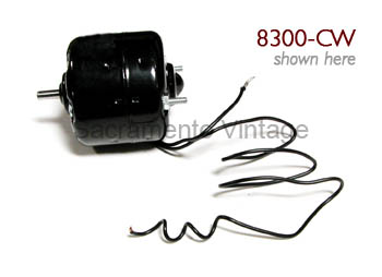 [08301-CW] HEATER MOTOR 3-SPEED CLOCKWISE 12V. 1 INCH SHAFT