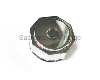 [03661] HEX RADIATOR CAP- CHROME DRILLED 1909-27