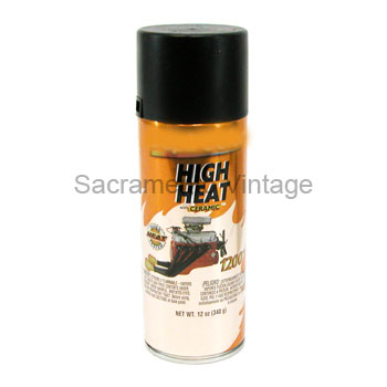 [00389] HI-TEMP EXHAUST PAINT BLACK 12oz 2000 DEGREE FLAT BLACK