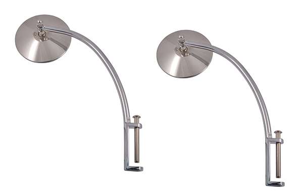 [06926-2] HINGE MIRRORS- (2) 1935-40 & 1948-52 PU SET OF 2 CHROME