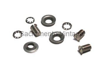[00939-7] DOOR TO HINGE SCREW SET- STAINLESS STEEL 5/16-24 x 1/2/" ( 9 PCS)