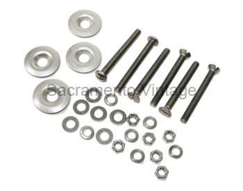 [08424-9] HOLD DOWN BOLT SET PLAIN 1953-60