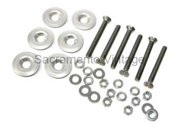 [08424-5] HOLD-DOWN BOLT SET PLAIN 1951-52 and 1961-72