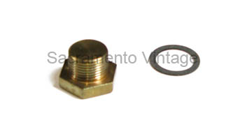 [03742-12] HOLLEY NH BOWL BRASS NUT WITH GASKET 1917-22
