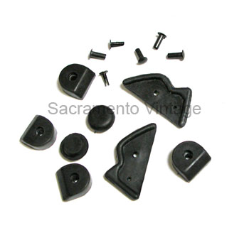[06262] HOOD BUMPER SET- passenger 1933-34