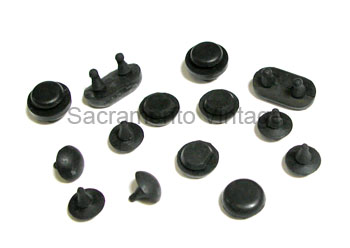 [06272] HOOD BUMPER SET- pickup 1940-41