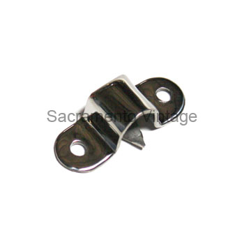 [00846] HOOD HINGE BRACKET ON SHELL 1917-31 POLISHED STAINLESS STEEL