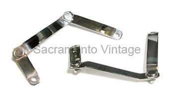 [06247-8-1] HOOD HINGE BRACKETS S/S 1940-47 PICKUP