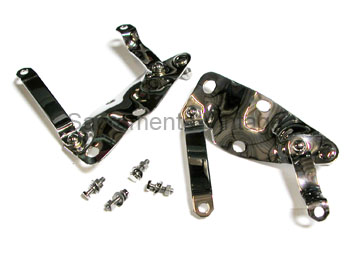 [06247-9] HOOD HINGES- polished S/S 1938-40