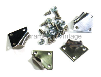 [00836-1] HOOD LATCH BRACKETS- stainless 1928-31