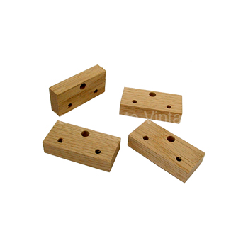 [00835] HOOD LATCH MOUNTING BLOCK SET 1928-29 SET OF 4
