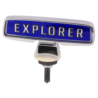 [208154-1] HOOD ORNAMENT EXPLORER/BLUE 1976-77