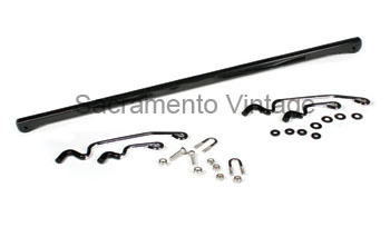 [12987] HOOD PROP- BLACK W/ CHROME ARMS 1928-36