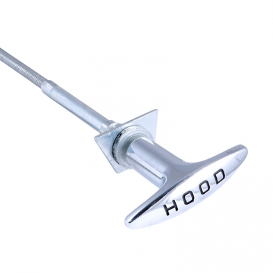 [498170] HOOD RELEASE CABLE, HOUSING AND KNOB- CAR 1949-51