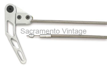 [13502] HOOD RELEASE LEVER- billet single lever
