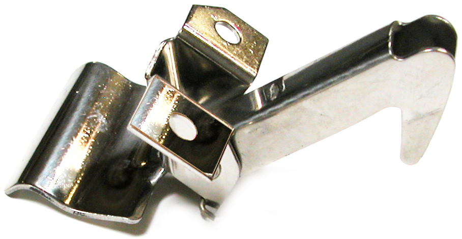 [08170-9] HOOD SAFETY CATCH- STAINLESS 1953-56