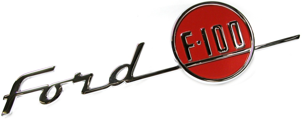 [08172] HOOD SIDE EMBLEMS F100 PKUP 1955