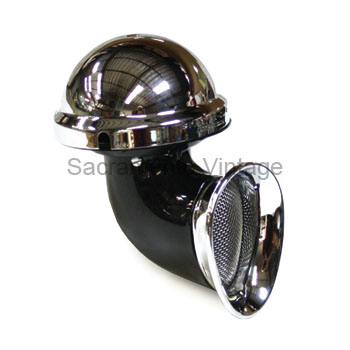 [06159-6] HORN ASSEMBLY-6 VOLT RIGHT 1935 CAR / 1935-37 PU