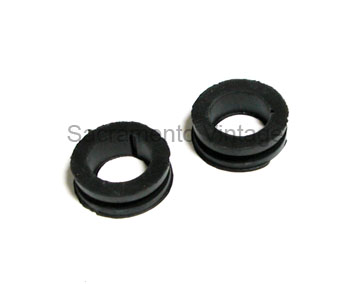 [06168] HORN BELL BRACKET GROMMETS (2)- 1939-50 PASSENGER CAR & PICKUP