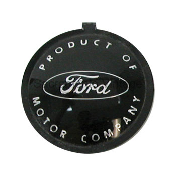 [08010-1] HORN BUTTON EMBLEM- 1961-64 WITH FORD OVAL AND PRODUCT OF FORD MOTOR