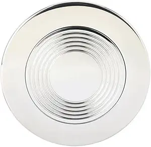 [16520] LECARRA HORN BUTTON- POLISHED BILLET w/ RINGS
