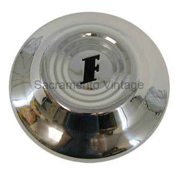 [495056] HUB CAP- 1951 PASS Stainless Steel WITH -F- LETTER