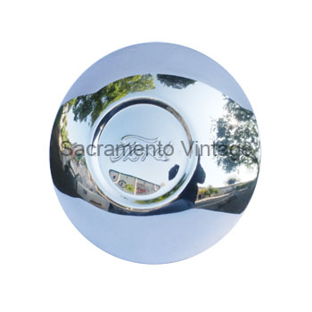 [00018-1] HUB CAP-  POLISHED STAINLESS STEEL without liner for 19" WHEELS - USA 1930-31