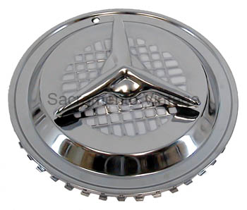 [14358-14] HUB CAP- FIESTA FLIPPER 3-BAR 14 INCH CHROME