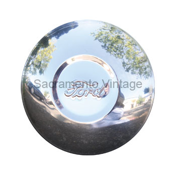 [00018-2] HUB CAP- POLISHED STAINLESS STEEL with liner FOR 19" WHEELS  1930-31