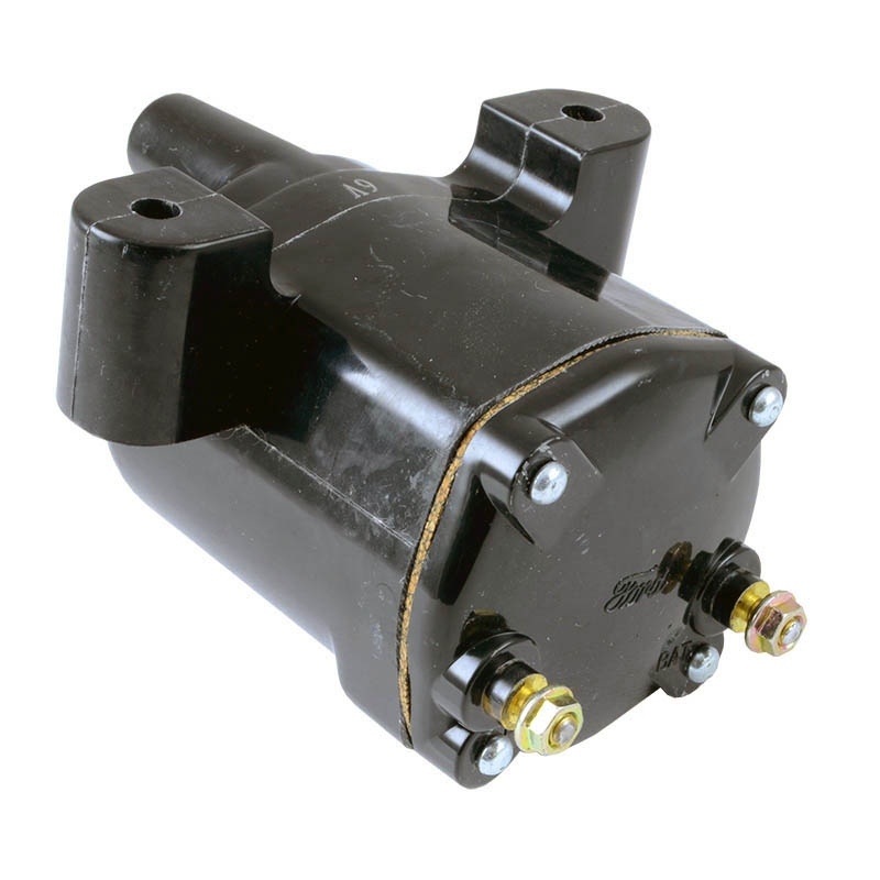 [06009-3] IGNITION COIL- 6 VOLT 1942-48  F-O-R-D Script