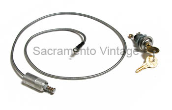 [00606] IGNITION SWITCH AND SMALL CABLE 1928-31 REPLACEMENT