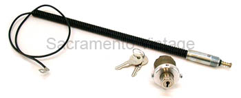 [00606-15] IGNITION SWITCH and LARGE CABLE with Pop Out style switch 1928-31