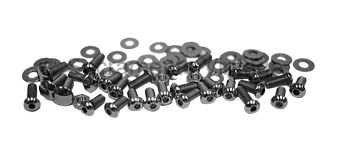 [08124-3] INNER FENDER PANEL BOLTS- Polished (carriage & button head) 1953-56 