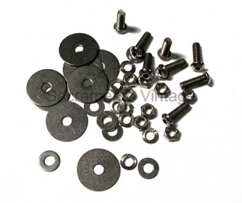 [08124-7] INNER FENDER TO CAB BOLTS- polished button head - No Nuts 1953-56