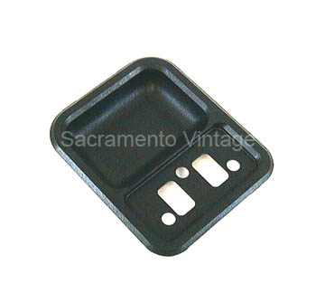 [208542] INSIDE DOOR HANDLE CUP- BLACK  1968-72