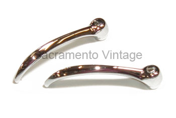 [06387-13] INSIDE DOOR HANDLES- open / chrome 1936