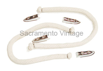 [06384-40] INSIDE DOOR PULLS- rope style 1934