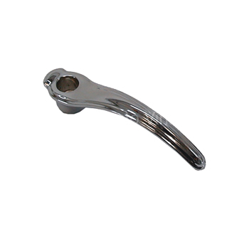 [00973] INSIDE DOOR HANDLE- W/ FLAT TOP / 1930-31 DELUXE COUPE / TUDOR SEDAN /  PICKUP CHROME 1928-31