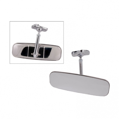 [08582-1] INSIDE MIRROR CHROME 1961-63 UNIBODY