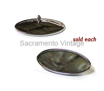 [06952-1] INSIDE MIRROR HEAD- CLOSED 1935-40 STAINLESS